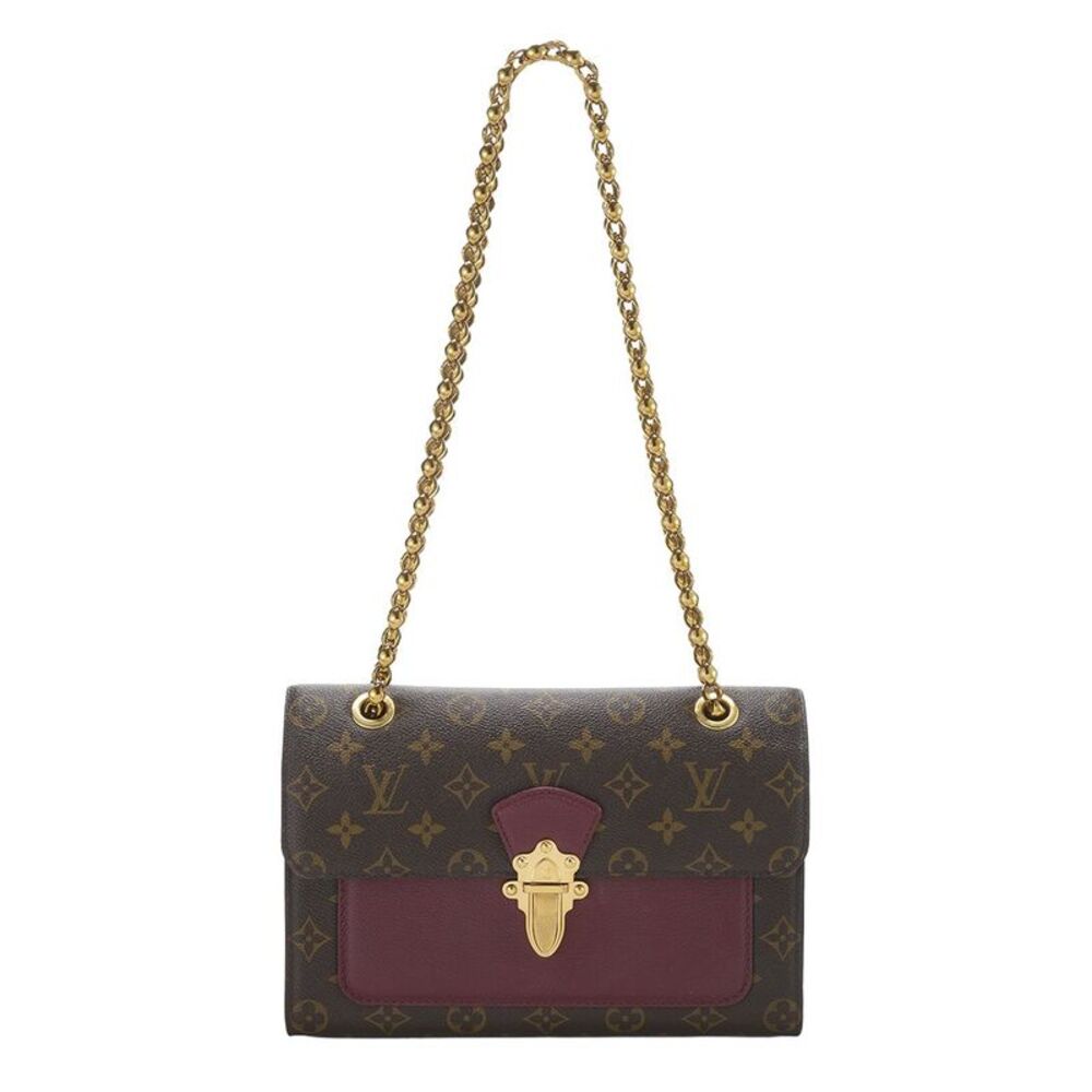 Louis Vuitton Purple Monogram Coated Canvas Victoire (Authentic Pre-Loved)